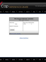 V-Cap AWG Calculator